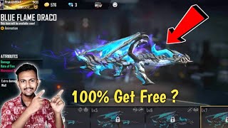 How To Get Free Blue Flame Draco AK Skin In Free Fire Game || Dragon Gun Skin Free Me Kaise Le