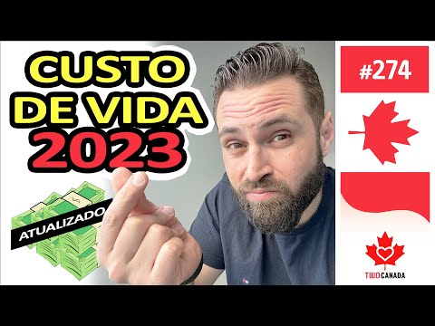 CUSTO de VIDA ATUALIZADO 2023! Imigrar e MORAR no Canadá, Calgary #274