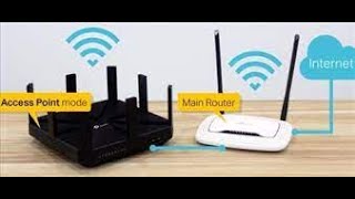 ربط راوتر مع Access Point بدون سلك