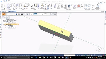 TAB,CONTOUR FLANGE,HEM COMMANDS IN SOLID EDGE ST9