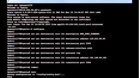 HOWTO: ZettaGrid Vyatta Firewall - Port Forwarding