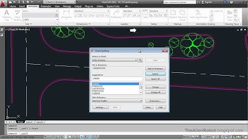 AutoCAD 2012 Introduction Training-1107 Spellcheck