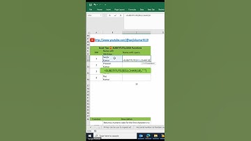 SUBSTITUTE formula with CODE Functions#substitute#code#excel#exceltips#replace#sanjivkumar