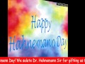 Happy hahnemann day 2011