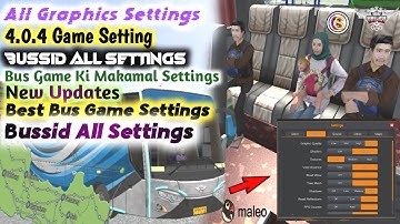 bus simulator indonesia graphics settings - bus simulator indonesia all visual settings - #update