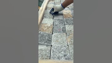 Tumbled Granite Cube Stone for Outdoor Paving