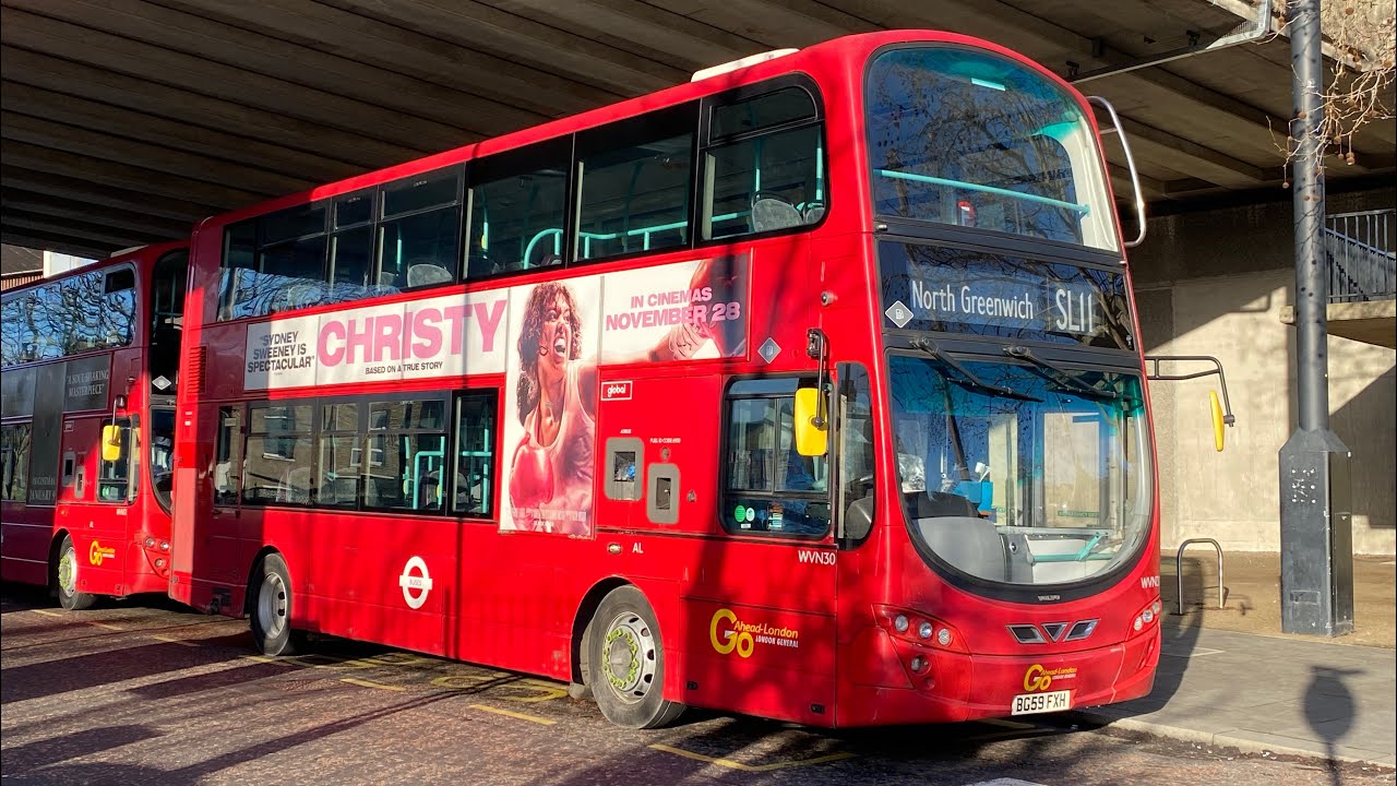 FIRST DAY Full Journey on route SL11 Go Ahead London Volvo B9TL BG59FXH