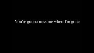 Simple Plan - When I'm Gone lyrics