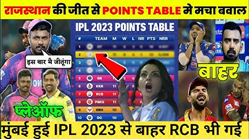 IPL 2023 Today Points Table | RR vs PBKS After Match Points Table | Ipl 2023 points Table