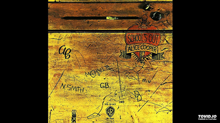 School’s Out Instrumental version - Instrumental performance video thumbnail