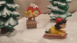 The Peanuts Gang Go Sledding