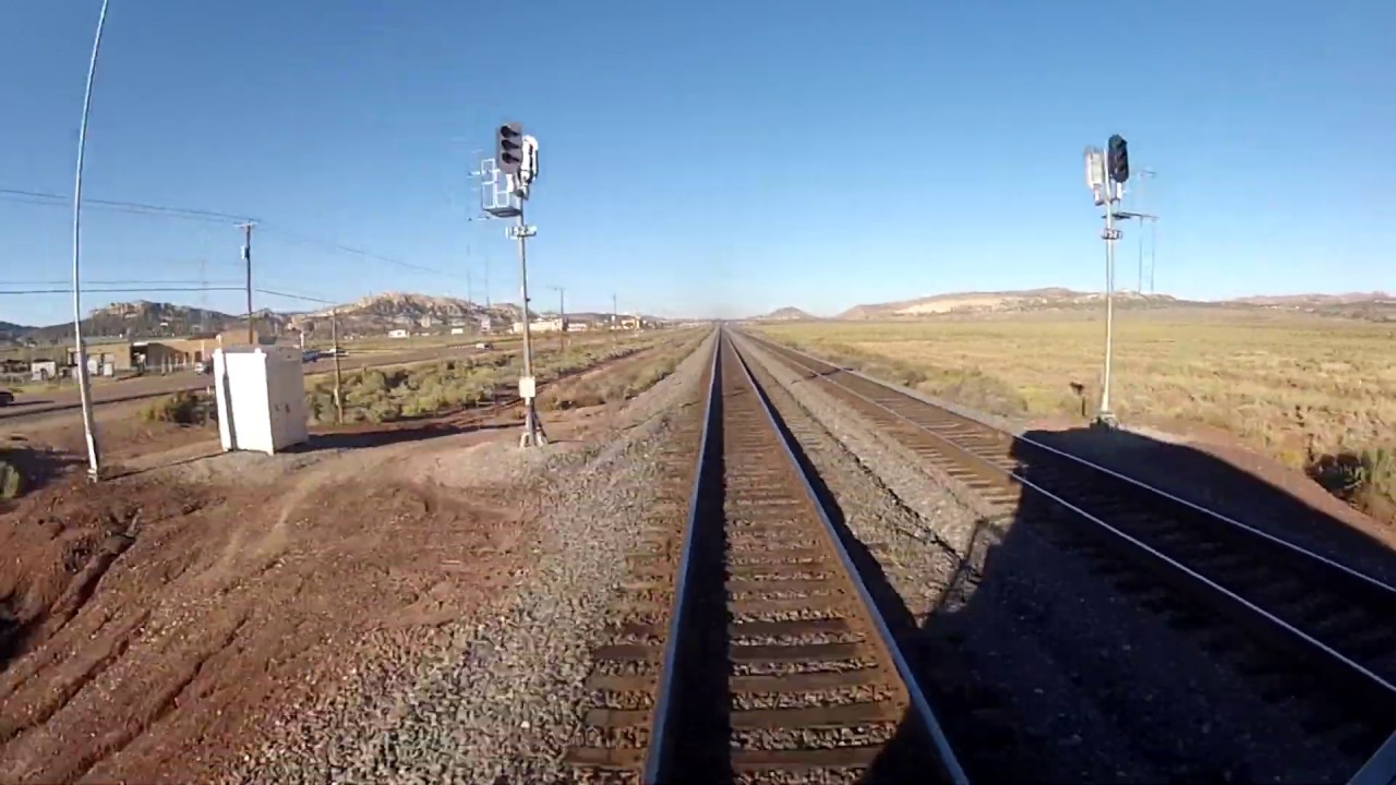 Amtrak's Southwest Chief through sunny northern New Mexico