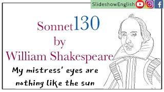 Shakespeare's sonnet 130 | My mistress' eyes are nothing like the sun [Analysis & Explanation]