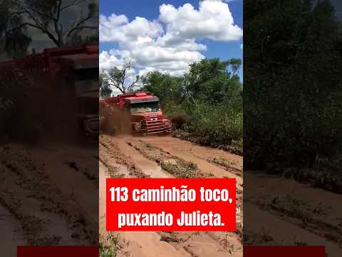 Scania 113 puxando