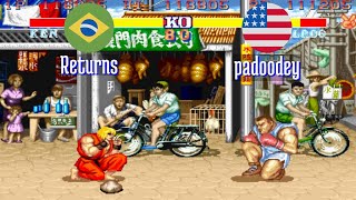 FT3 @sf2hf: Returns (BR) vs padoodey (US) [Street Fighter II Hyper Fighting Fightcade] Sep 30