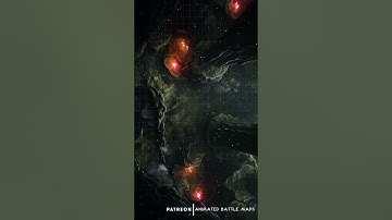 D&D | Underdark Fungus Forest Part 2 Grid | Animated Battle Maps