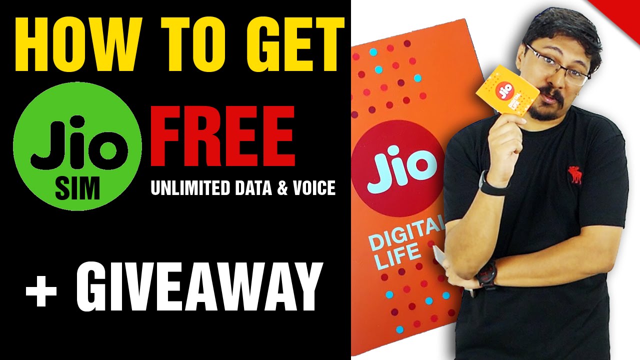 How to get JIO sim any mobile Speed test Surprise Giveaway YouTube