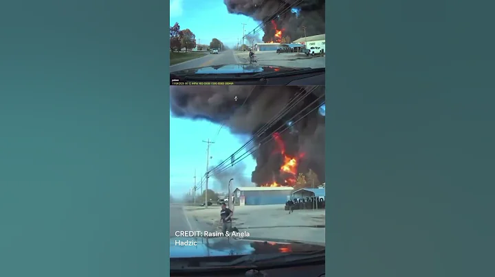 Dash cam video of UPS plane crash