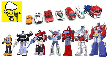 Transformer G1 Optimus Prime Bumblebee Ratchet Prowl Ironhide Sideswipeトランスフォーマー 變形金剛 masterpiece
