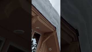 Weight of Snow on Home Causes Ceiling to Crack