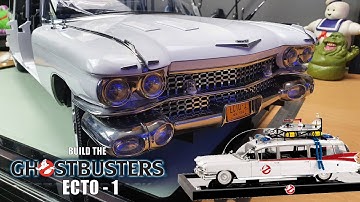 Build the Ghostbusters Ecto-1 - Part 77 & 78 - Right Fender, Antenna, Windscreen and Door Sticker