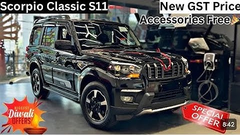 Mahindra Scorpio Classic S11 Top Model Detailed Review ✅ Scorpio Classic S11 Price & Features 🔥