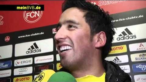 1. FC Nürnberg - BVB: Interviews mit Kagawa und Barrios