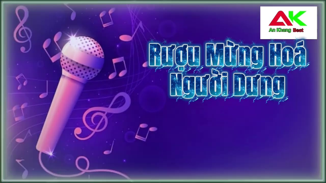 ♫ KARAOKE ♫ Rượu Mừng Hoát Người Dưng - karaoke tone Nam- Hot TikTok -