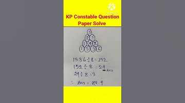 KP Constable Question paper Solve|| GI Question solve|| KP question paper Analysis