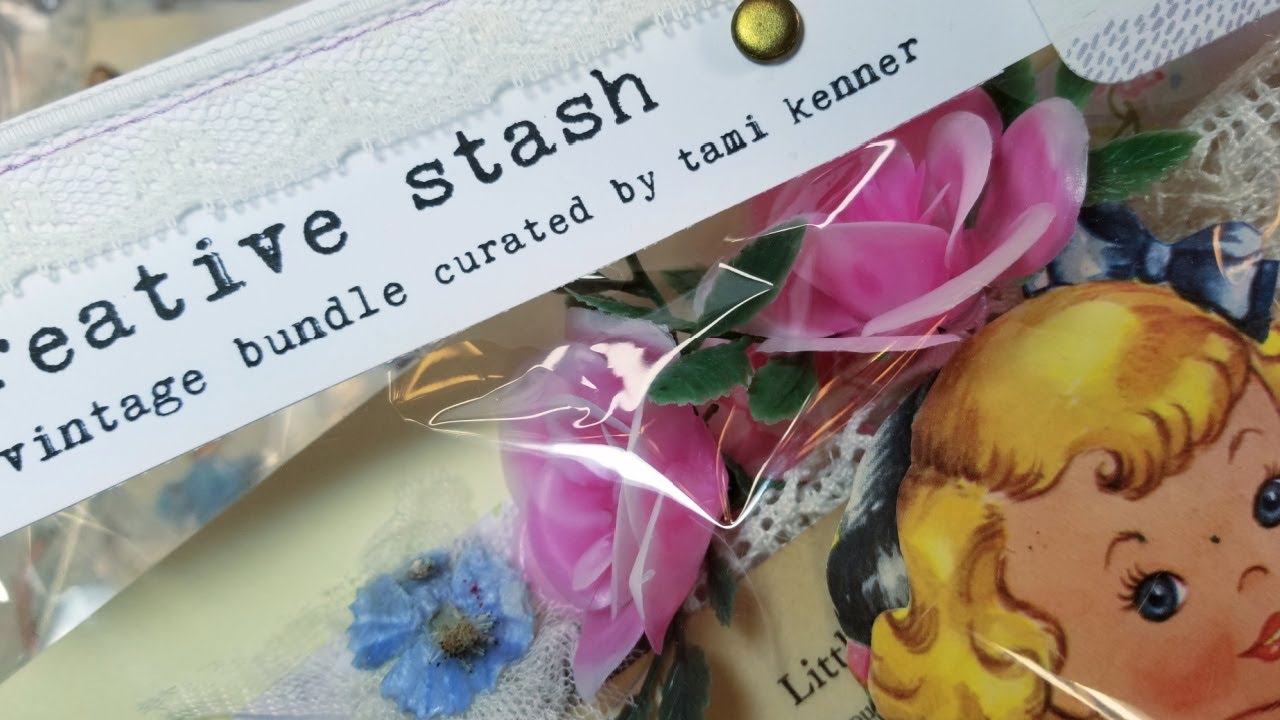 Creative VINTAGE stash BUNDLES  New in my shop Junk Journals, assemblages art projects 