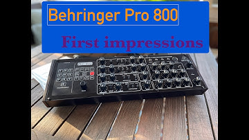 Behringer Pro 800 - First impressions and overview