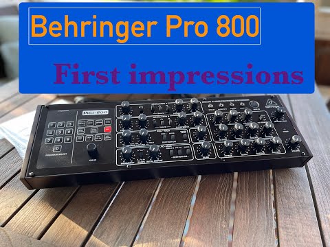 Behringer Pro 800 - First impressions and overview