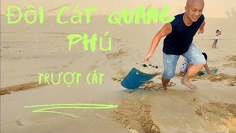 Du lịch Quảng Bình | Trượt cát tại Đồi cát Quang Phú