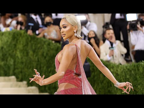 Saweetie Shows LOTS of Skin at Met Gala 2021 (Exclusive)