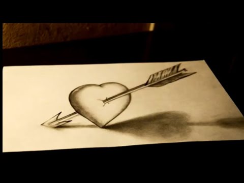 Comment Dessiner Un Coeur En 3d Youtube