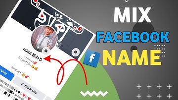 How to mix facebook name (small letters/japanese) ||#techmimi