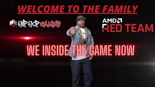 HipHopGamer JOINS The #AMD FAMILY | DESKTOP LIVE BUILD IS CRAZY