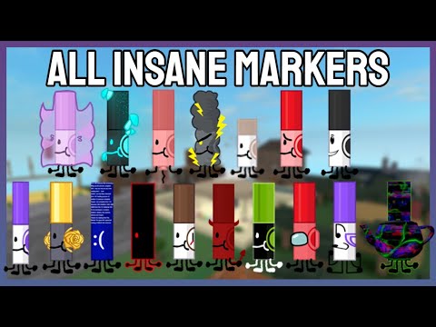 How to find ALL Insane Markers |ROBLOX FIND THE MARKERS