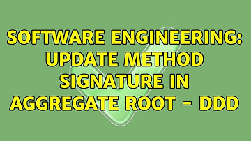 Software Engineering: Update method signature in aggregate root - DDD