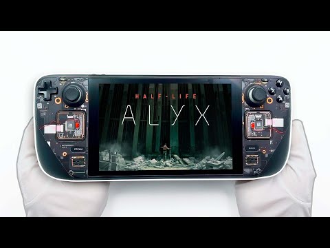 Steam Deck Gameplay - Half Life Alyx | SteamOS