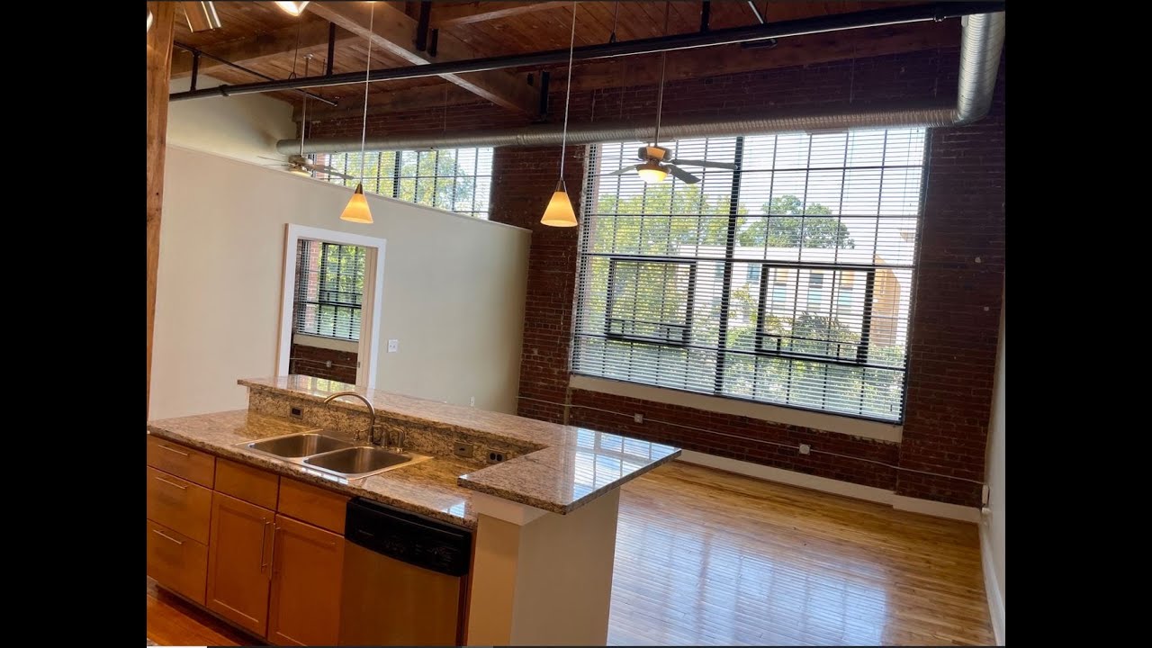 Cotton Mill Lofts Unit 220 1Bedroom/1Bathroom YouTube