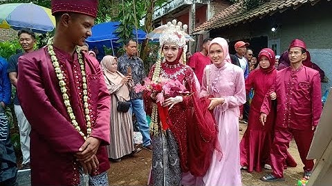 The wedding of the angels of Cibingbin Selaawi Garut, West Java