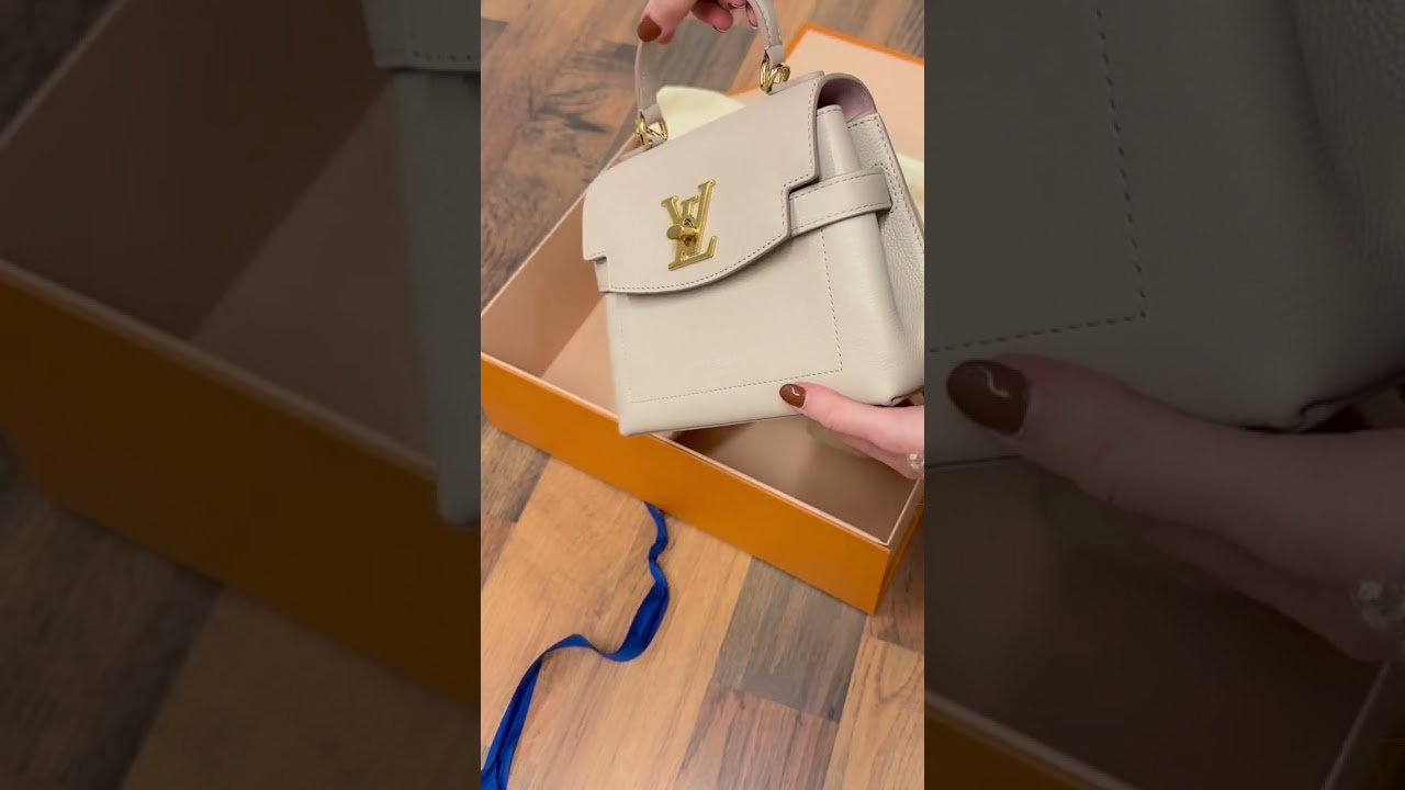 Unboxing LV Lockme Oxford handbag 👜 #Lockmeoxfordbag #louisvuitonbag