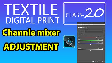 color matching in textile digital print design channle mixer adjustment class -20 (hindi)