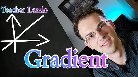 Gradient - Mathematics quarantine video - Slope of a straight line