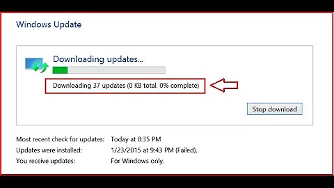 How to Fix Windows Update Stuck On 0% in Windows 10/8.1/7