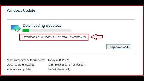 How to Fix Windows Update Stuck On 0% in Windows 10/8.1/7
