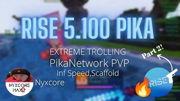Cheating on Pikanetwork Ft. Vulcant w/ Rise 5.100 Free Config Release! | Part 2 :skull:
