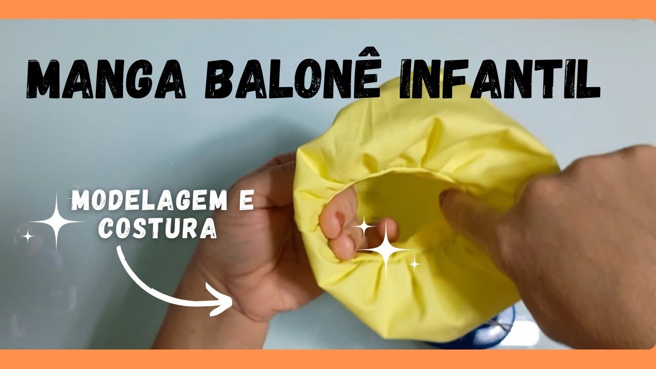 Manga balonê modelagem e costura 