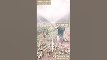 New remote control sprinkler nozzle irrigation system in China #sprinklerirrigation #automatic